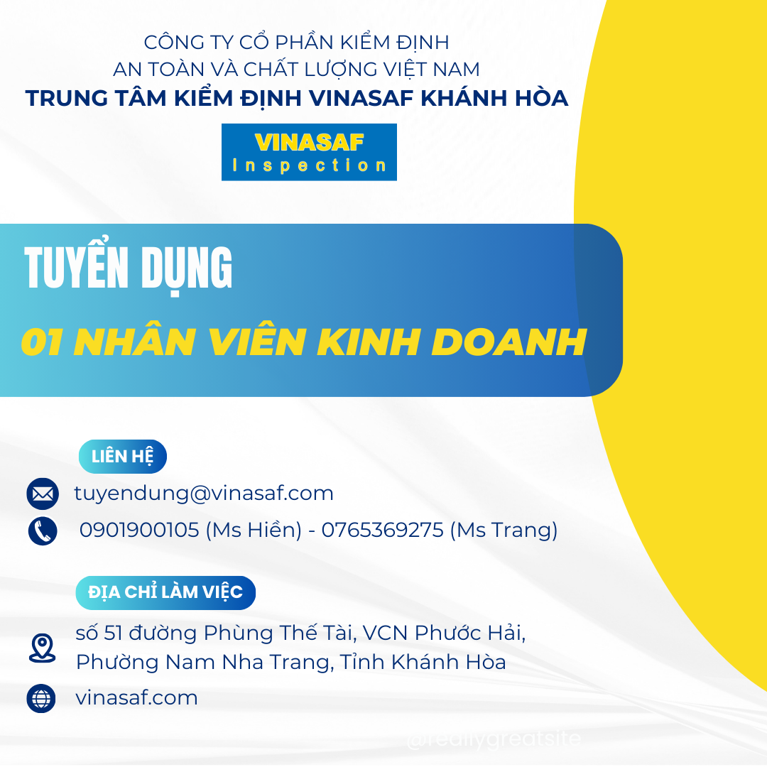 TUYỂN DỤNG NHÂN VIÊN KINH DOANH làm việc tại KHÁNH HÒA