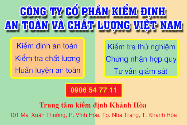TRUNG TÂM KIỂM ĐỊNH KHÁNH HÒA